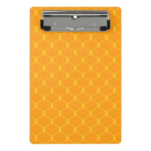 Mini Porte-bloc Orange jaune 18 (Devant)
