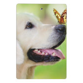 Mini Porte-bloc Oreiller À Lancer Du Labrador Et Du Papillon (Dos)