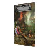 Mini Porte-bloc Orphée avec une harpe jouant à Pluton (Angle2)