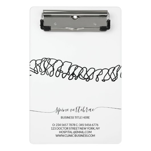 Mini Porte-bloc Orthopedic Chiropractic Testimonial (Devant)