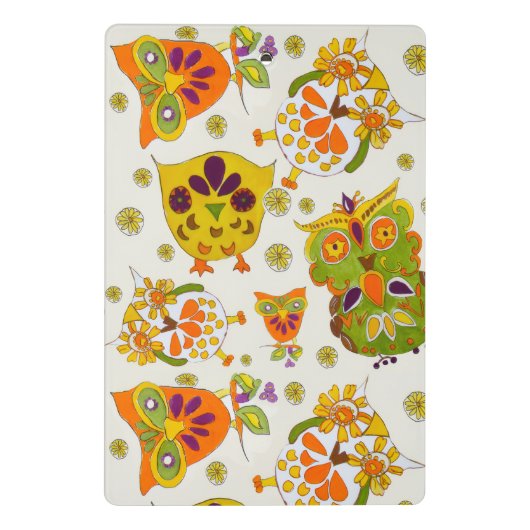 Mini Porte-bloc owls (Dos)