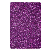 Mini Porte-bloc Paillette Violet de Minuit (Dos)