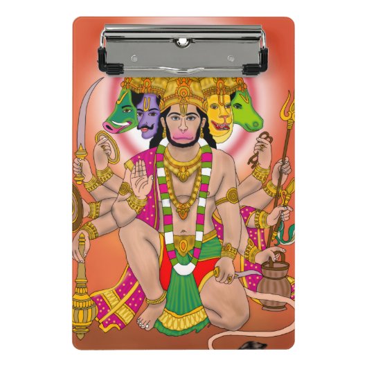 Mini Porte-bloc  Panchmukhi Hanuman  (Devant)
