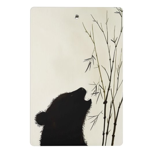 Mini Porte-bloc Panda Silhouette (Dos)