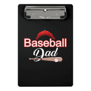 Mini Porte-bloc Papa de baseball Fête des pères de baseball masc