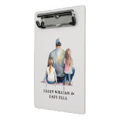 Mini Porte-bloc Papa et filles personnalisées (9) (Angle2)