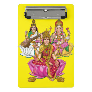 Mini Porte-bloc Papeterie Lakshmi Ganesha