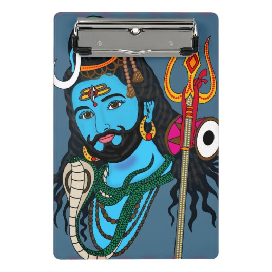 Mini Porte-bloc Papeterie visage de Shiva (Devant)