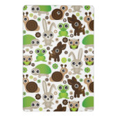 Mini Porte-bloc papier peint d'animal de lapin de tortue de cerfs (Dos)