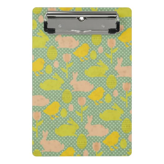 Mini Porte-bloc Papier peint de Pâques (Devant)