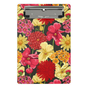 Mini Porte-bloc Papier peint floral dans le style d'aquarelle