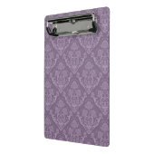 Mini Porte-bloc Papier peint floral pourpre (Angle2)