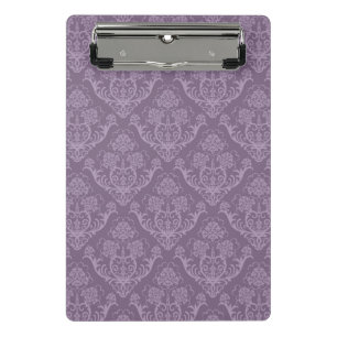 Mini Porte-bloc Papier peint floral pourpre