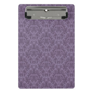 Mini Porte-bloc Papier peint floral pourpre 2