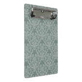 Mini Porte-bloc Papier peint floral vert (Incliné)