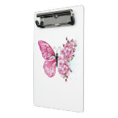 Mini Porte-bloc Papillon de fleurs avec Sakura rose (Angle2)