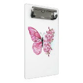 Mini Porte-bloc Papillon de fleurs avec Sakura rose (Incliné)