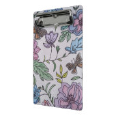 Mini Porte-bloc Papillon et fleurs (Angle2)