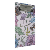 Mini Porte-bloc Papillon et fleurs (Incliné)