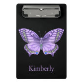 Mini Porte-bloc Papillon pourpre (Devant)