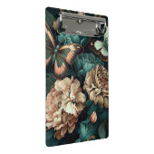 Mini Porte-bloc Papillons et fleurs design classique foncé (Incliné)