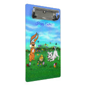 Mini Porte-bloc Pâques - Chiot Capo Rabbit et Chick (Incliné)