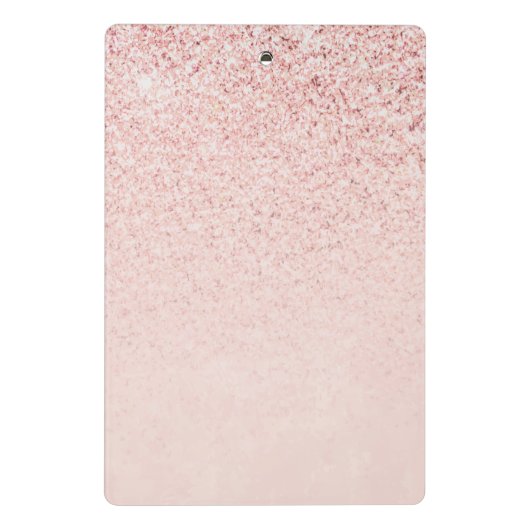 Mini Porte-bloc Parties scintillant or Rose tendance Initiales fan (Dos)