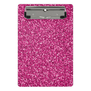Mini Porte-bloc Parties scintillant rose pâle