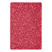 Mini Porte-bloc Parties scintillant rouge brique (Dos)