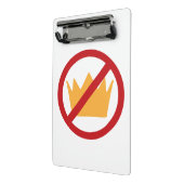 Mini Porte-bloc PAS DE ROIS ! Anti-Trump (Angle2)