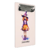 Mini Porte-bloc Pastel Cute Witch Girl - Halloween esthétique (2) (Incliné)