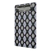 Mini Porte-bloc Pastel floral shapes on a black background (Angle2)