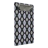 Mini Porte-bloc Pastel floral shapes on a black background (Incliné)