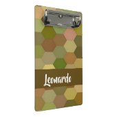 Mini Porte-bloc pavé hexagone Brown (Incliné)