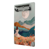 Mini Porte-bloc Paysage Abstrait de Boho (21) (Angle2)