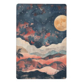 Mini Porte-bloc Paysage Abstrait de Boho (24) (Dos)