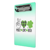 Mini Porte-bloc Peace Love Irish-60682 (Angle2)