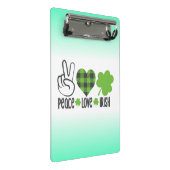 Mini Porte-bloc Peace Love Irish-60682 (Incliné)