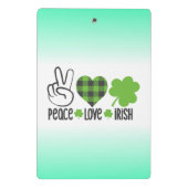 Mini Porte-bloc Peace Love Irish-60682 (Dos)