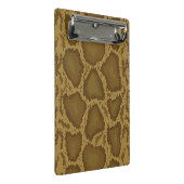Mini Porte-bloc Peau de serpent, motif de reptile (Incliné)
