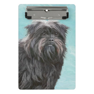 Mini Porte-bloc Peinture Affenpinscher - Joli art original chien