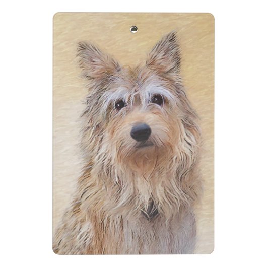Mini Porte-bloc Peinture Berger Picard - Joli art original chien (Dos)