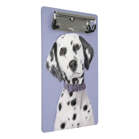 Mini Porte-bloc Peinture Dalmatienne - Cute Original Chien Art (Incliné)