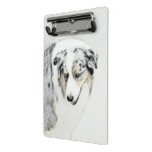 Mini Porte-bloc Peinture de berger australien - Art original de ch (Angle2)