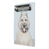 Mini Porte-bloc Peinture de Bouvier des Flandres - Art original de (Angle2)