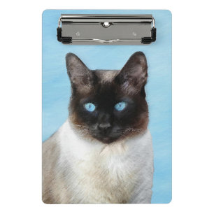 Mini Porte-bloc Peinture de chats de Siamese - Cute Original Cat A