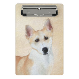 Mini Porte-bloc Peinture de Chiens canadiens - Cute art original d
