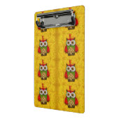 Mini Porte-bloc Peinture de hibou (Angle2)