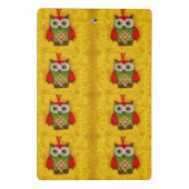 Mini Porte-bloc Peinture de hibou (Dos)