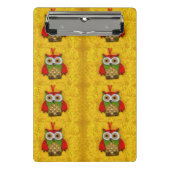 Mini Porte-bloc Peinture de hibou (Devant)